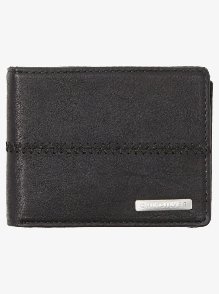 Quiksilver Stitchy 3 Wallet-Black Black