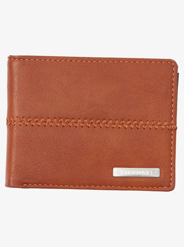 Quiksilver Stitchy 3 Wallet-Rubber