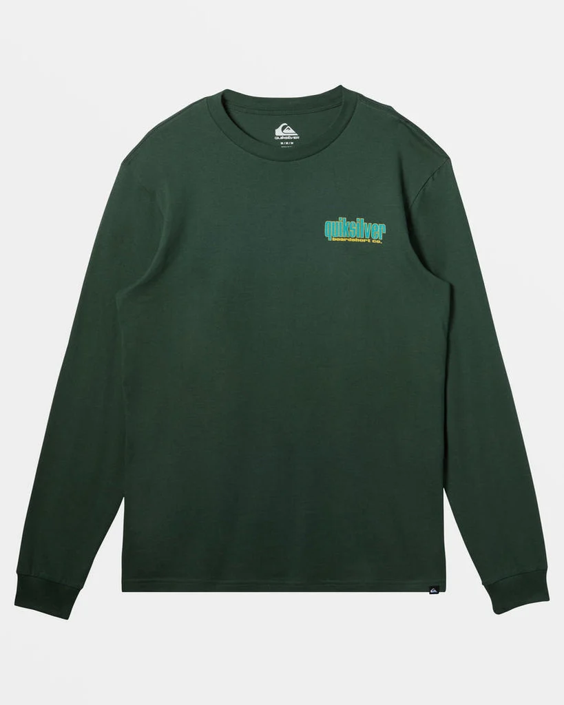 Quiksilver Three Tree L/S Tee-Forest