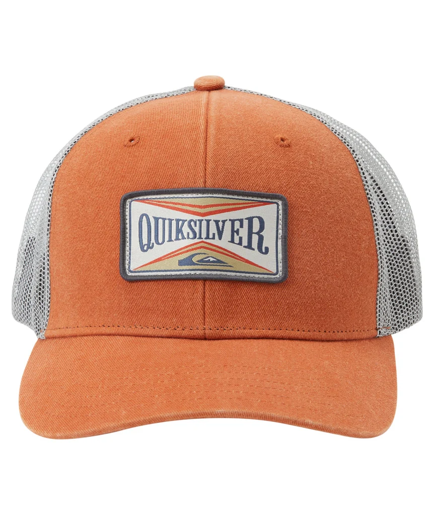 Quiksilver Trawler Trucker Hat-Mecca Orange