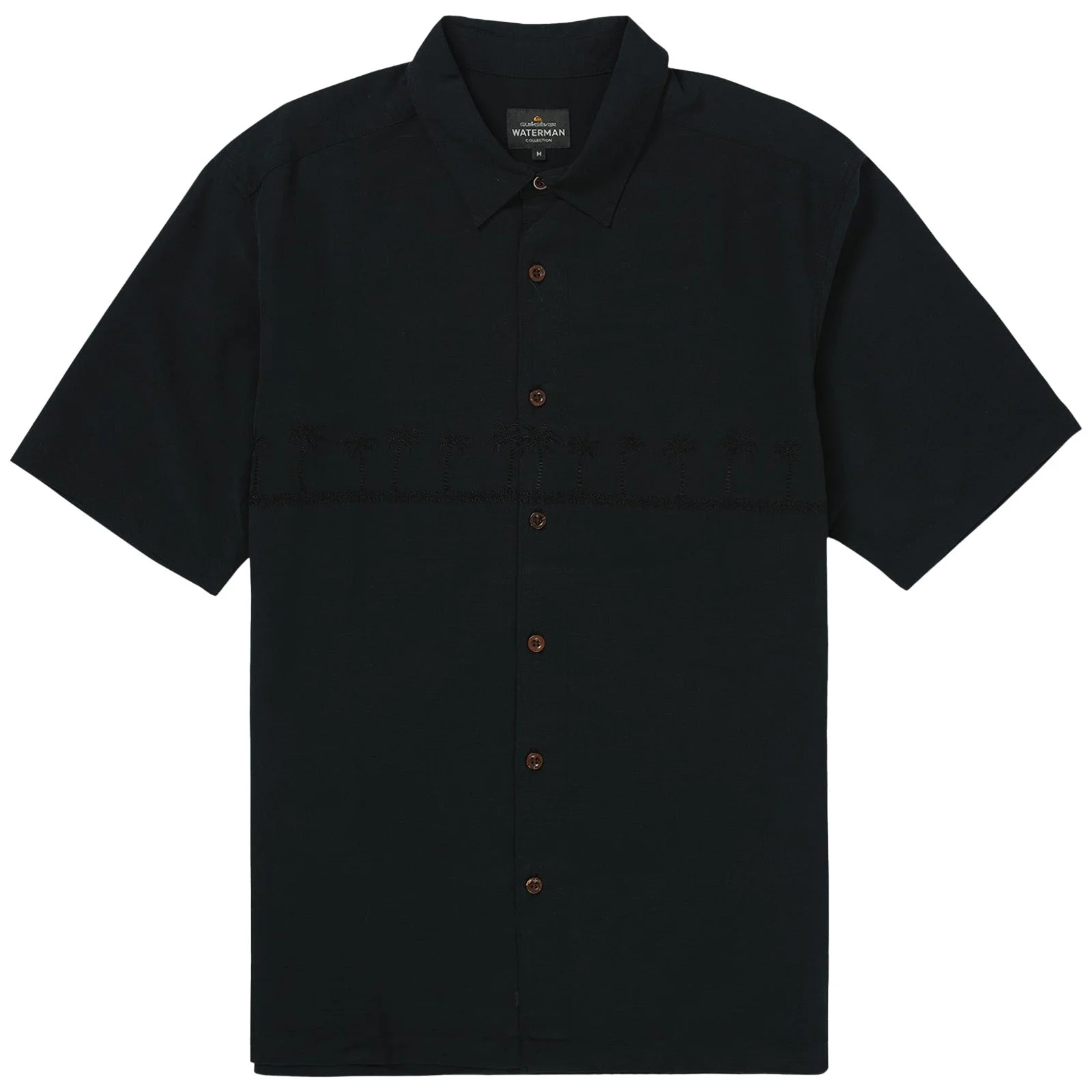 Quiksilver Waterman Tahiti Palms Short Sleeve Button-Up Shirt