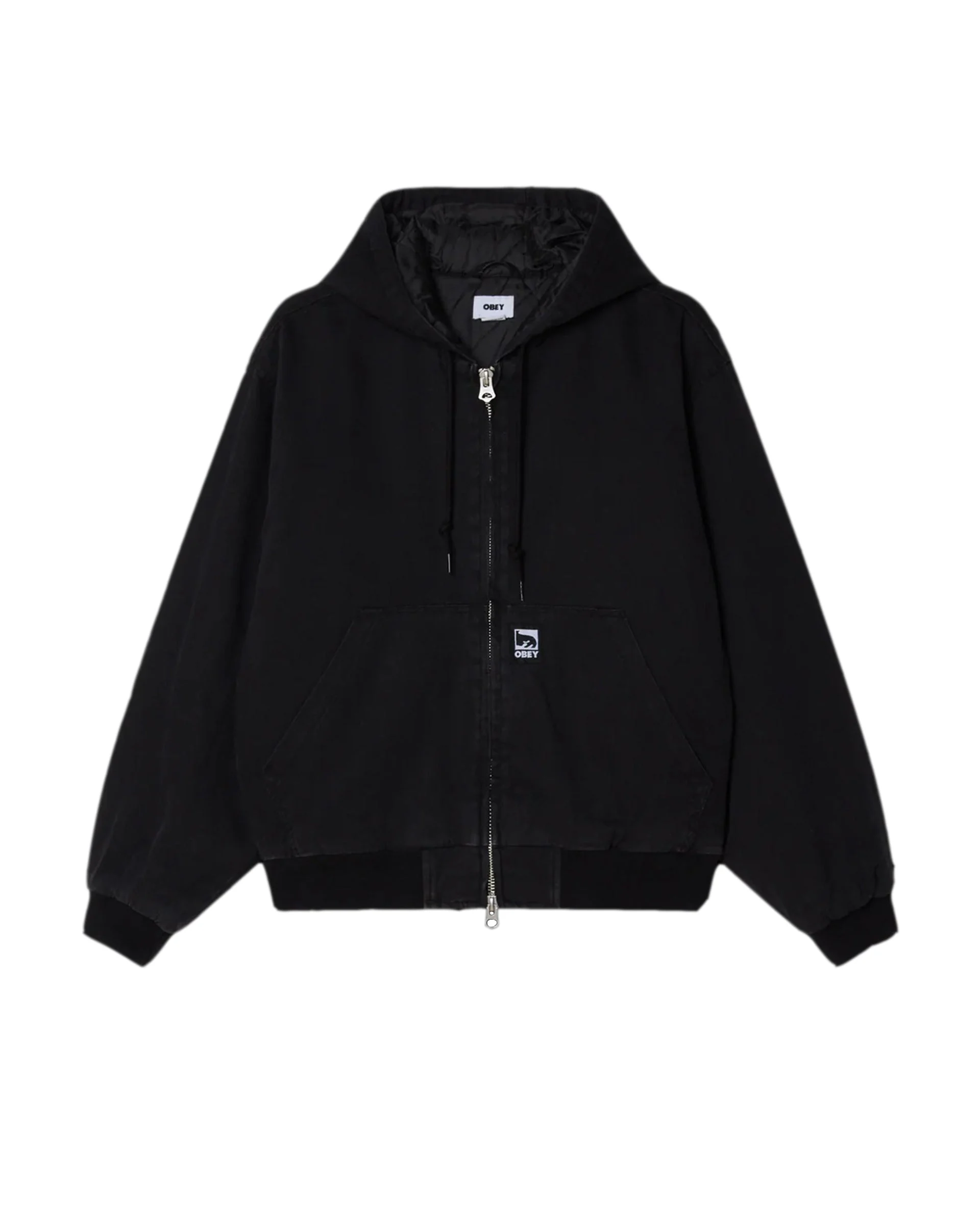 Randy Zip-Up Hoodie - Black