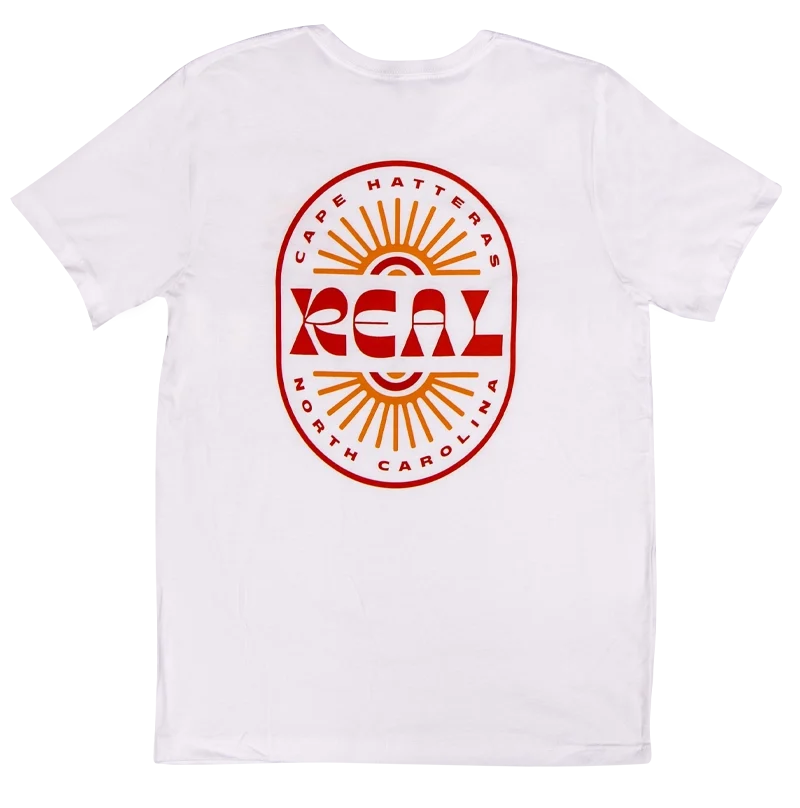 REAL Sun Ray Tee-White