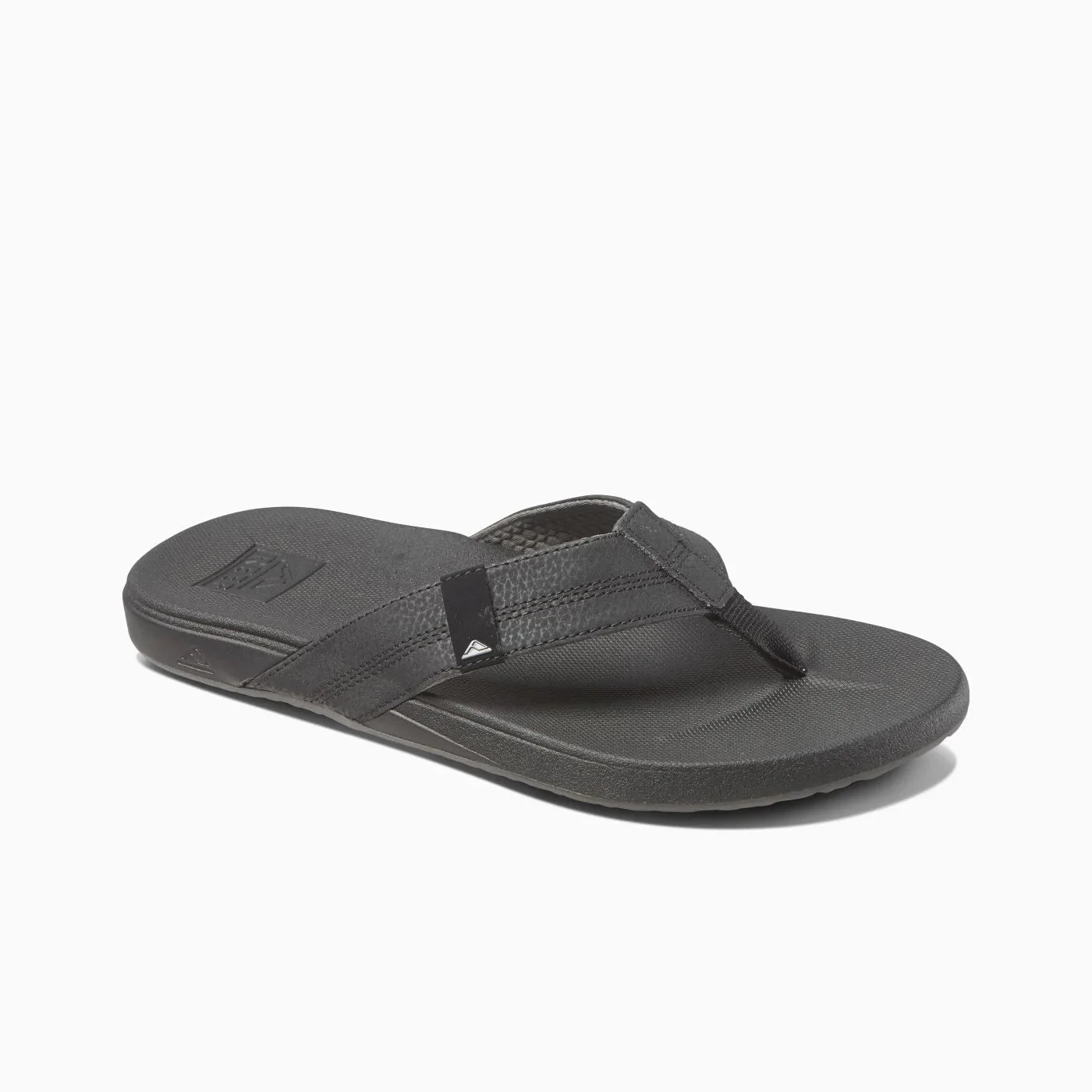 Reef Mens Cushion Phantom 2.0 Black Sandal