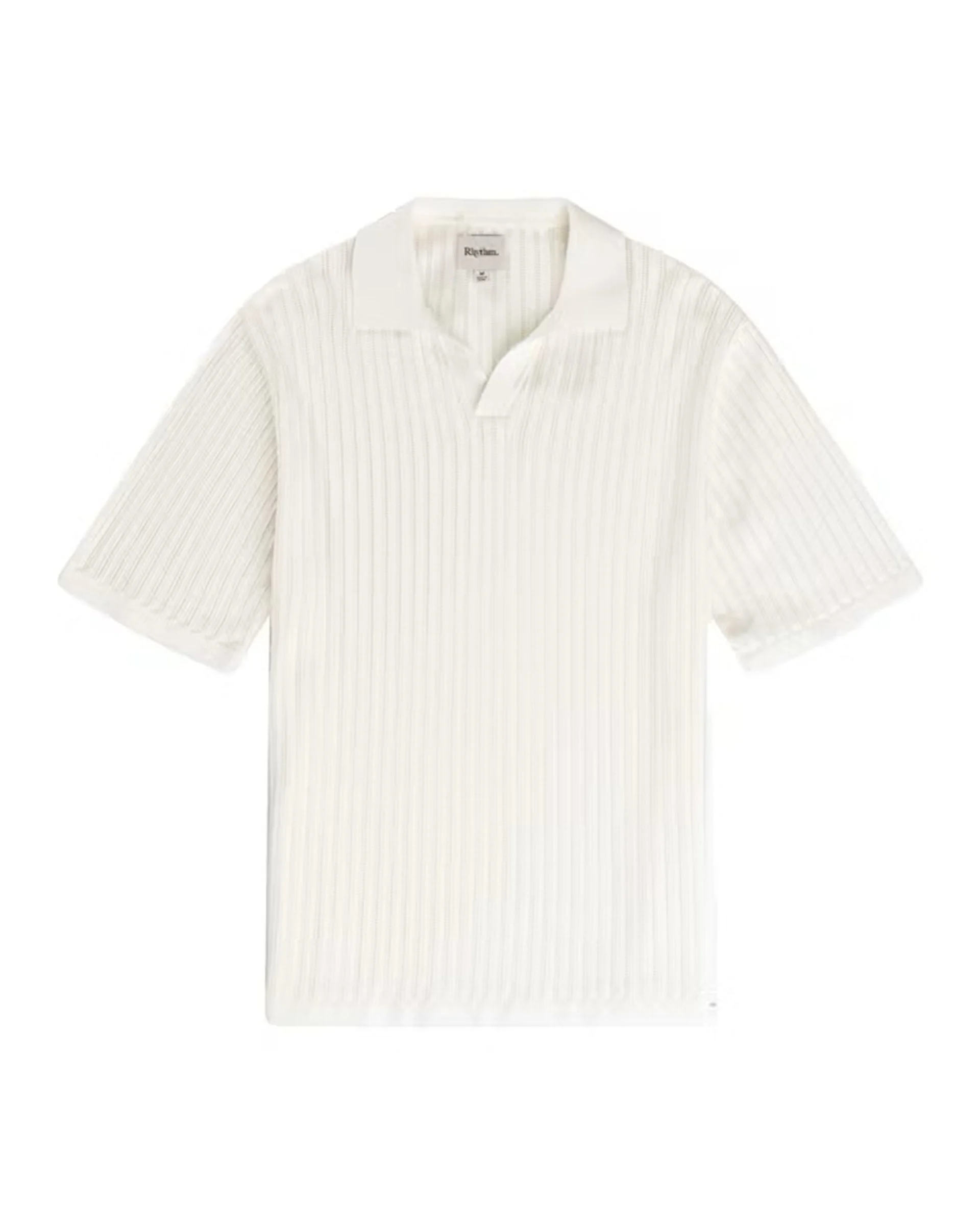 Relaxed Knit Polo - Natural