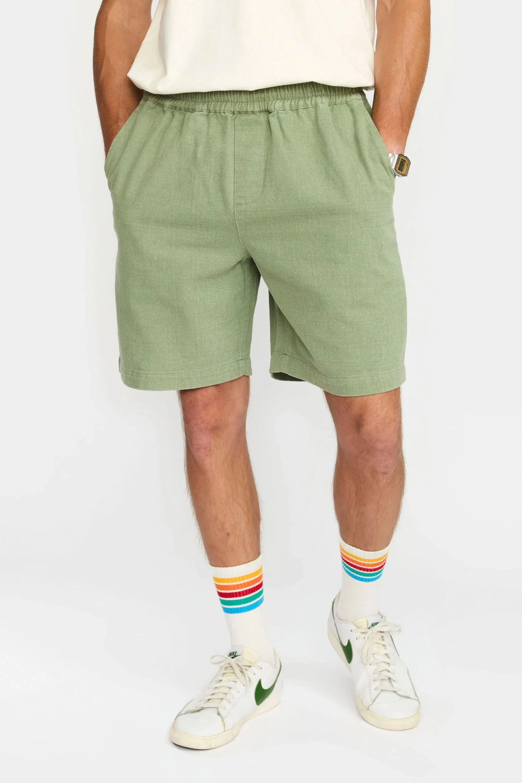 REVOLUTION - LONG CASUAL SHORTS - LIGHTARMY