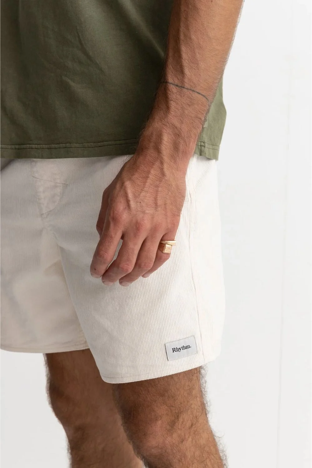 RHYTHM - CLASSIC CORD JAM SHORT - VINTAGE WHITE