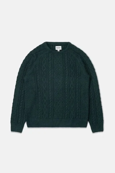 Rhythm Mens Sweater Mohair Fishermans Knit