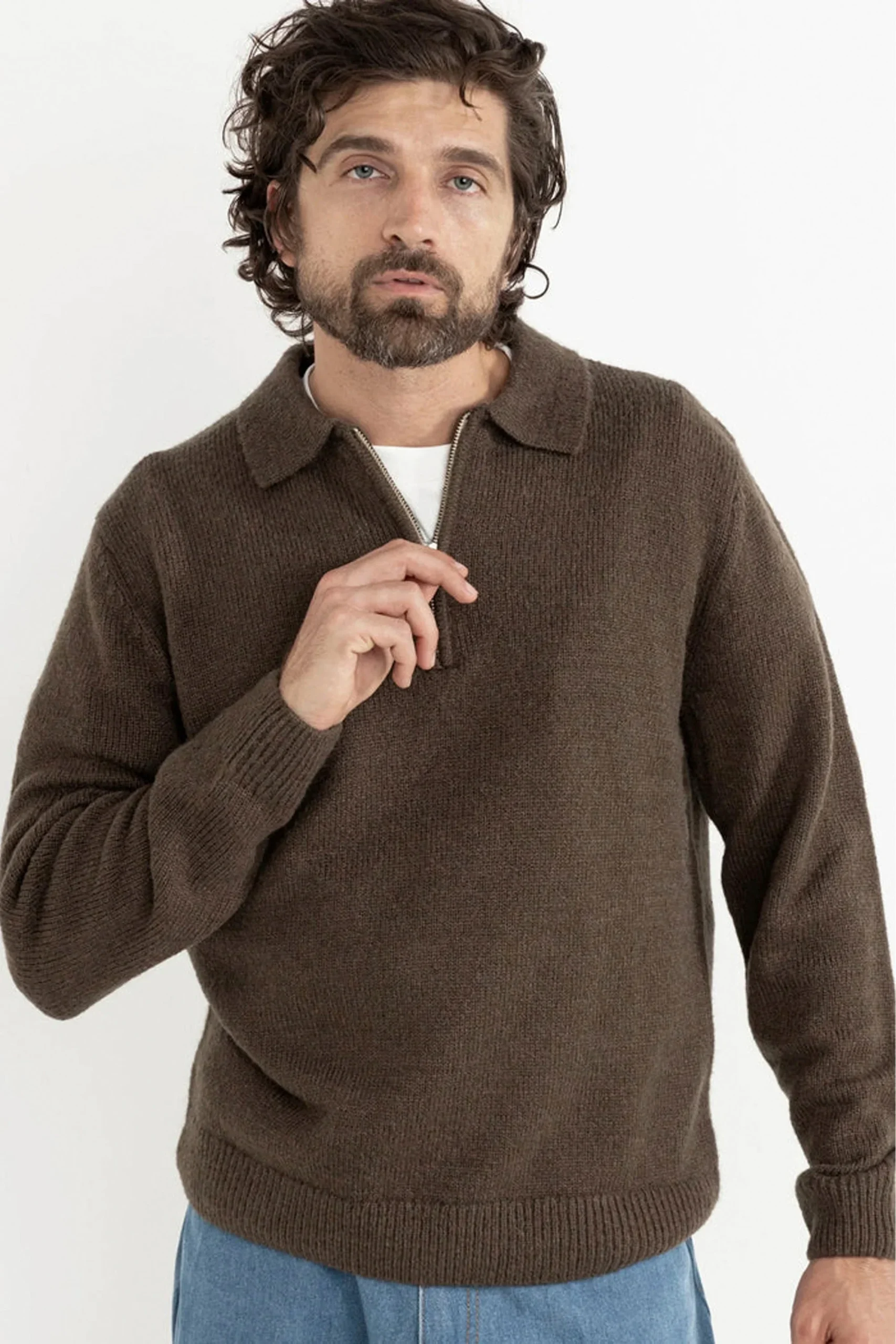 RHYTHM - QUARTER ZIP KNIT