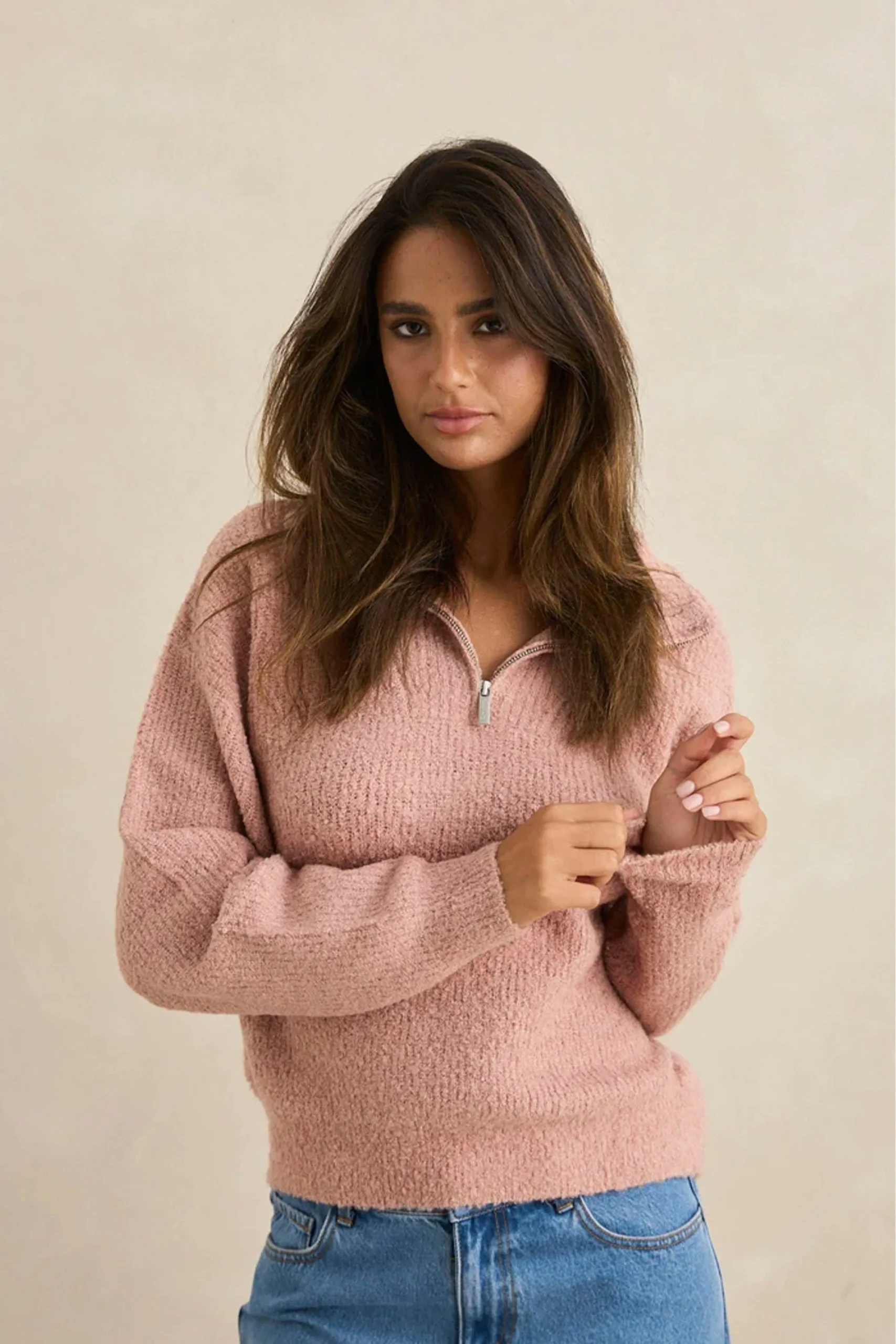 RHYTHM - QUINN ZIP KNIT