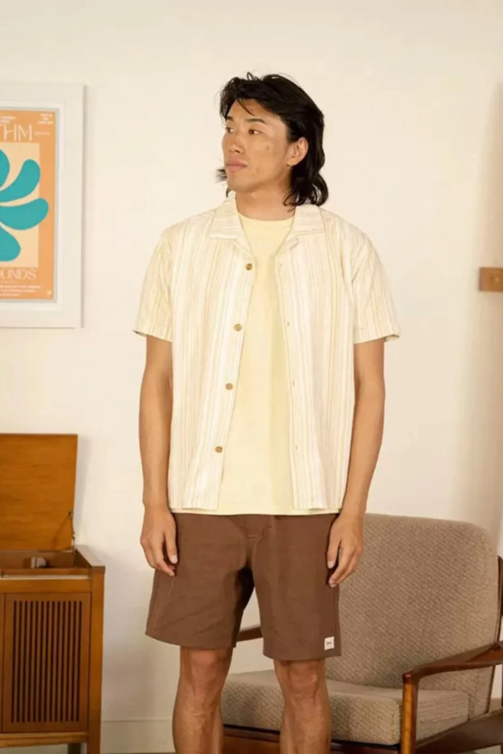 RHYTHM - VACATION STRIPE SHIRT