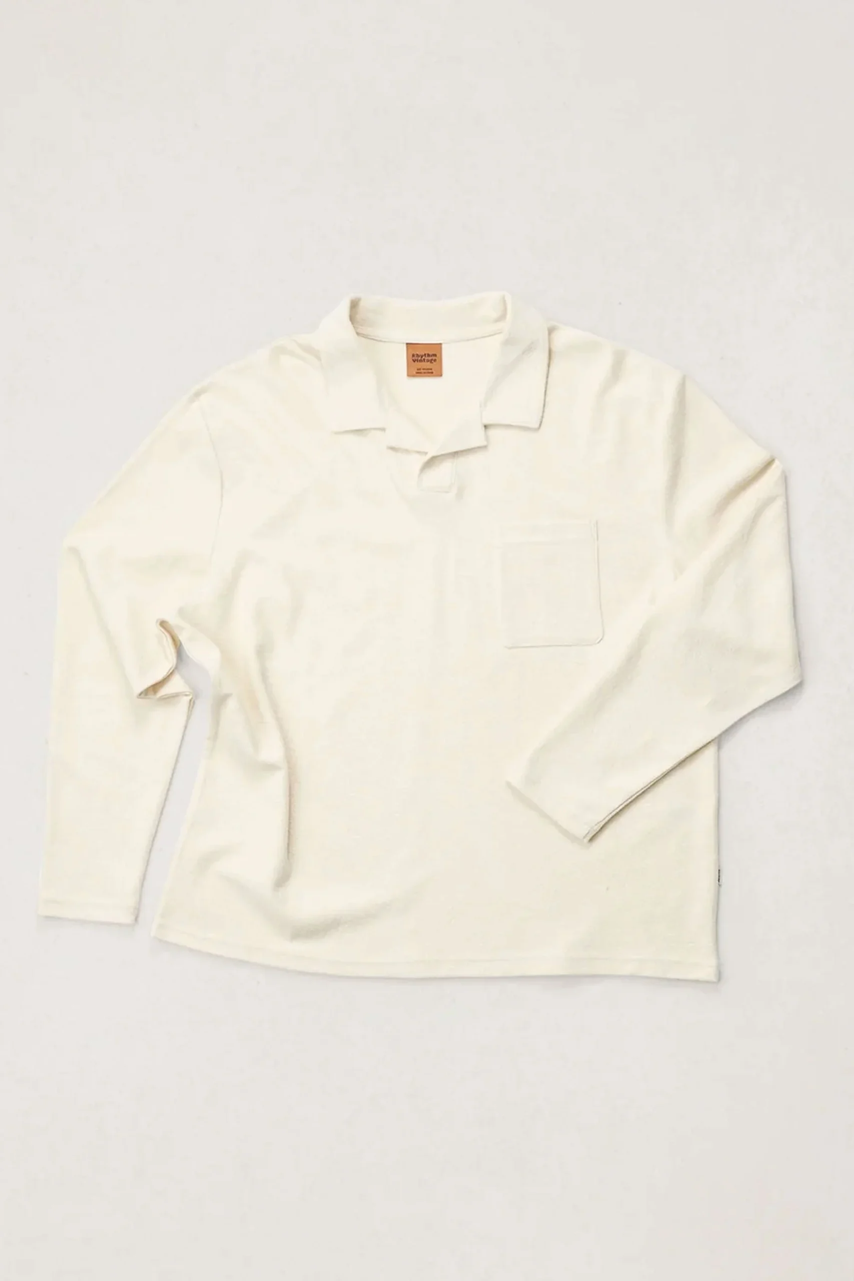 RHYTHM - VINTAGE TERRY LONGSLEEVE POLO