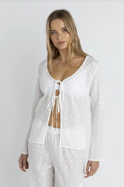 Rhythm Womens Shirt Mirage Long Sleeve Top