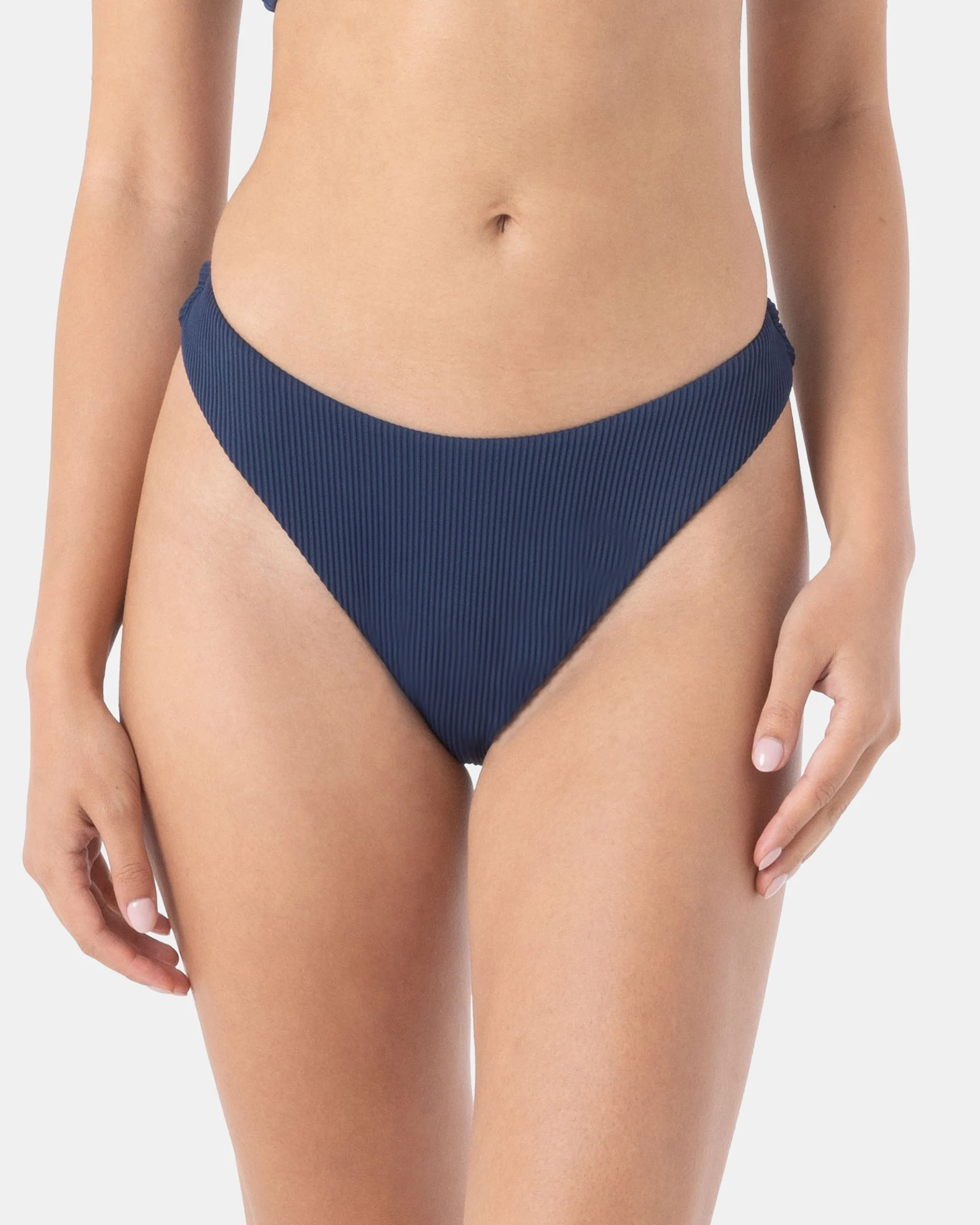 Rib Roxy Love Scoop Cheeky Bikini Bottom - Mood Indigo