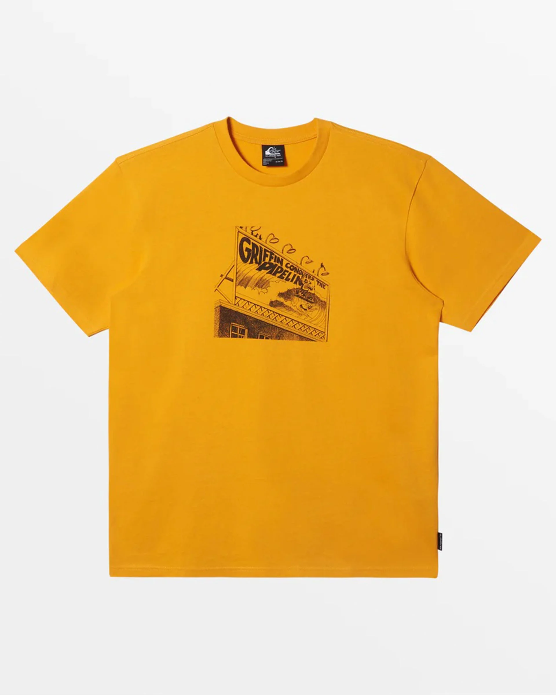 Rick Griffin Pipeline S/S T-Shirt - Radiant Yellow