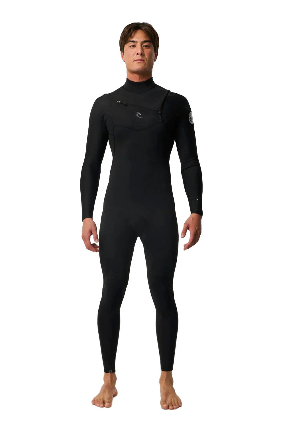 RIP CURL - DAWN PATROL - 3/2MM - CHEST ZIP - BLACK - MAN