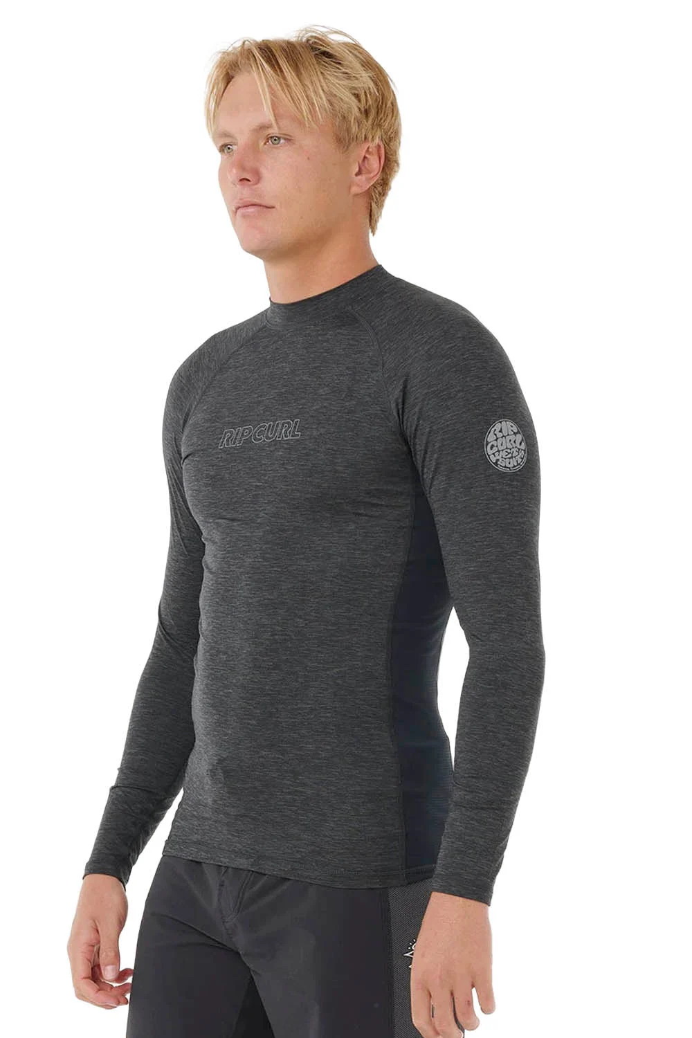 RIP CURL - DAWN PATROL UPF PERF - LONG SLEEVE - BLACK MARLE - MAN