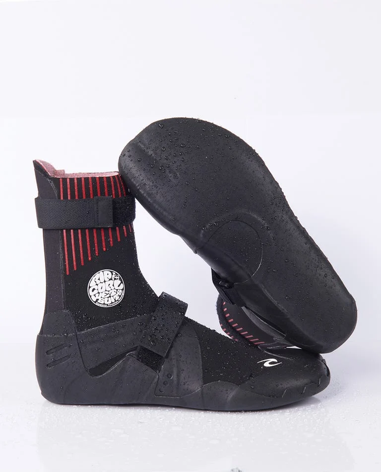Rip Curl Flashbomb 3mm Split Toe Booties-Black
