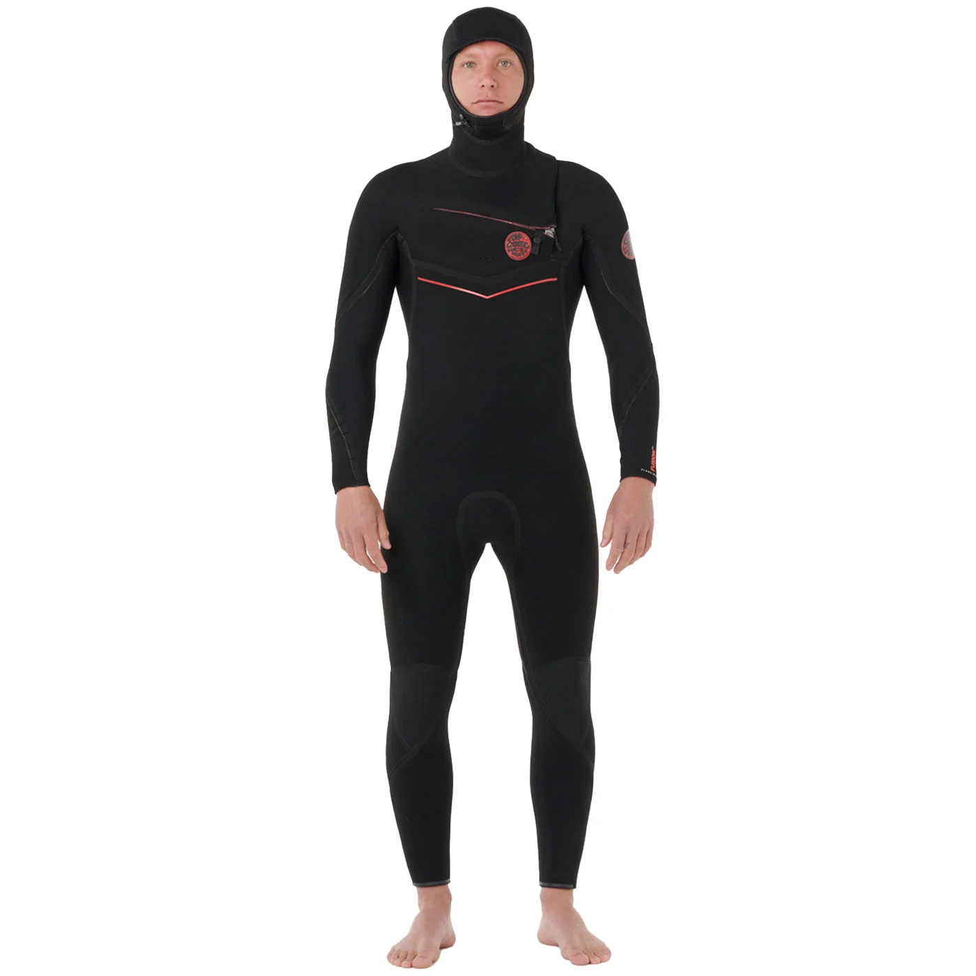 Rip Curl Flashbomb Fusion 4/3 Hooded Chest-Zip Wetsuit