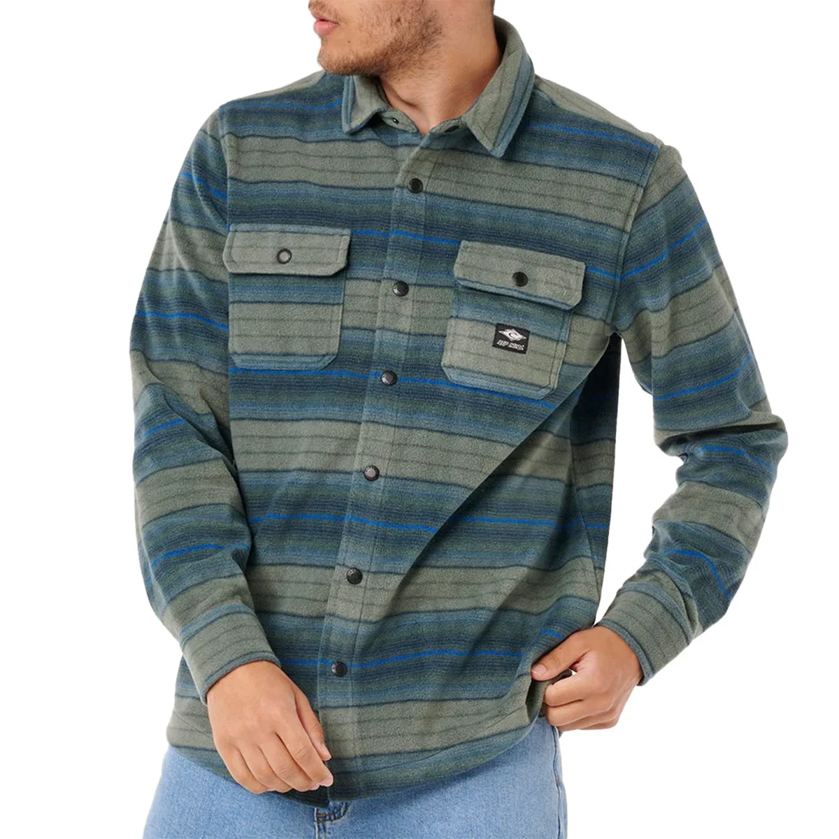 Rip Curl Fun Times Long Sleeve Snap-Button Polar Fleece Shirt