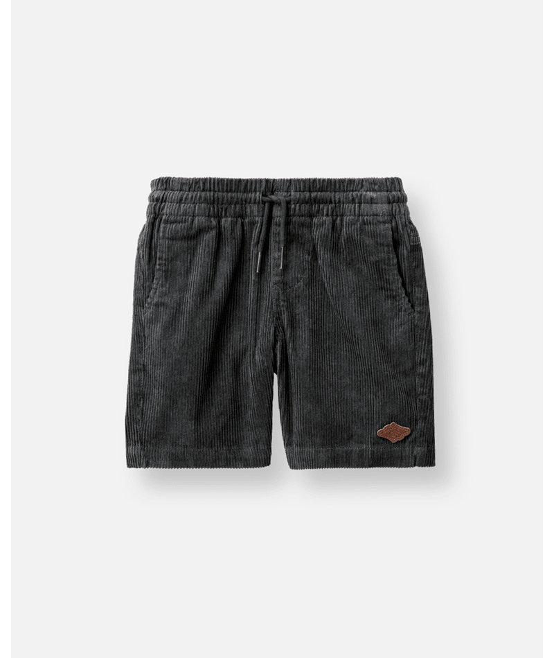 Rip Curl Toddler Surf Cord Volley Shorts-Washed Black