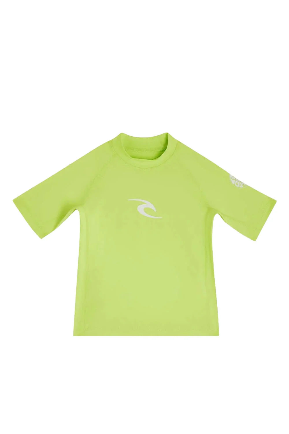 RIP CURL - WAVES UPF - SHORT SLEEVE - LIME - KIDS