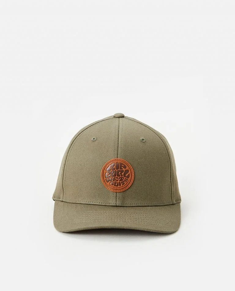 Rip Curl Wetty Flexfit Hat-Dark Olive