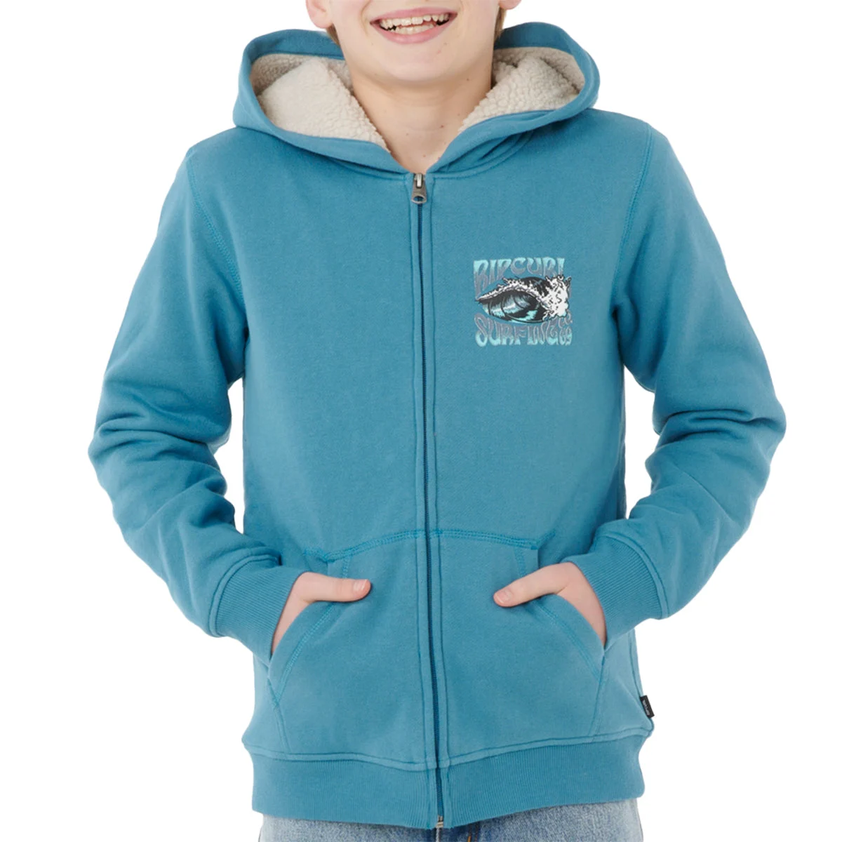 Rip Curl Youth Haze & Tube Lined Zip-Up Hoodie