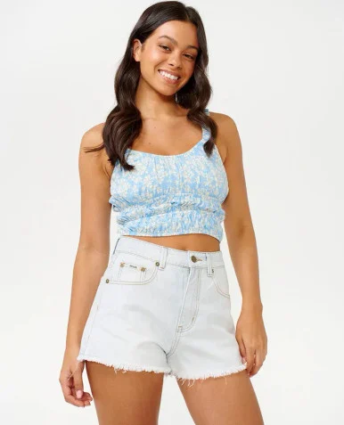 RIPCURL DESERT DREAMS DITSY TOP (04EWSH-8962)