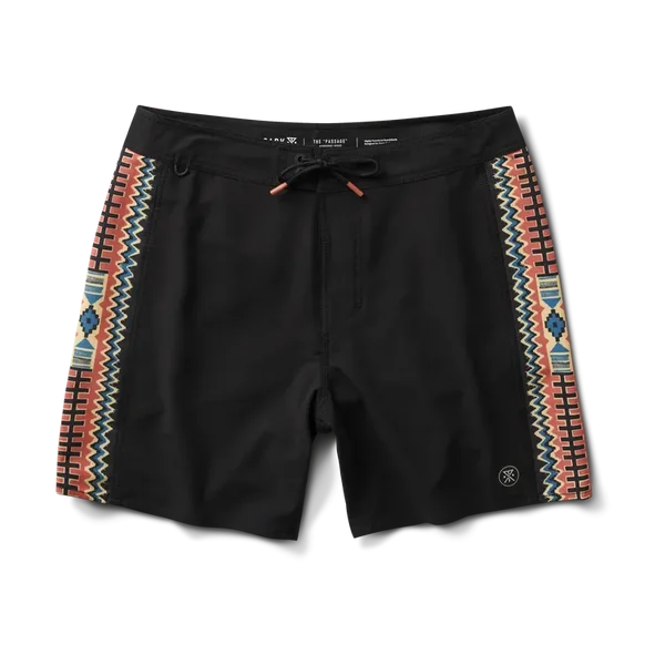 Roark Revival Mens Boardshorts Passage Side Panel 16"