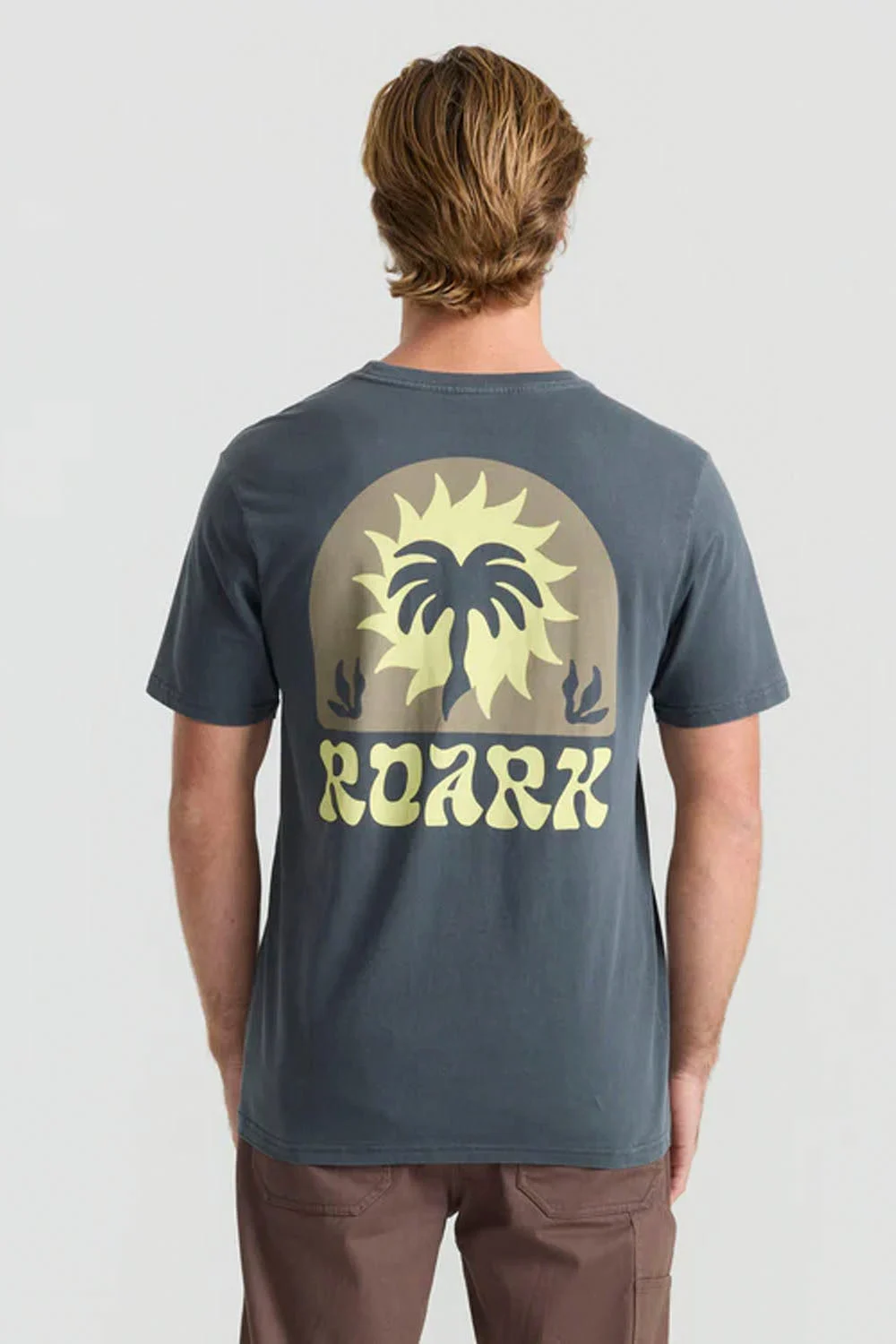 ROARK - ROARK PALM TEE - CHARCOAL