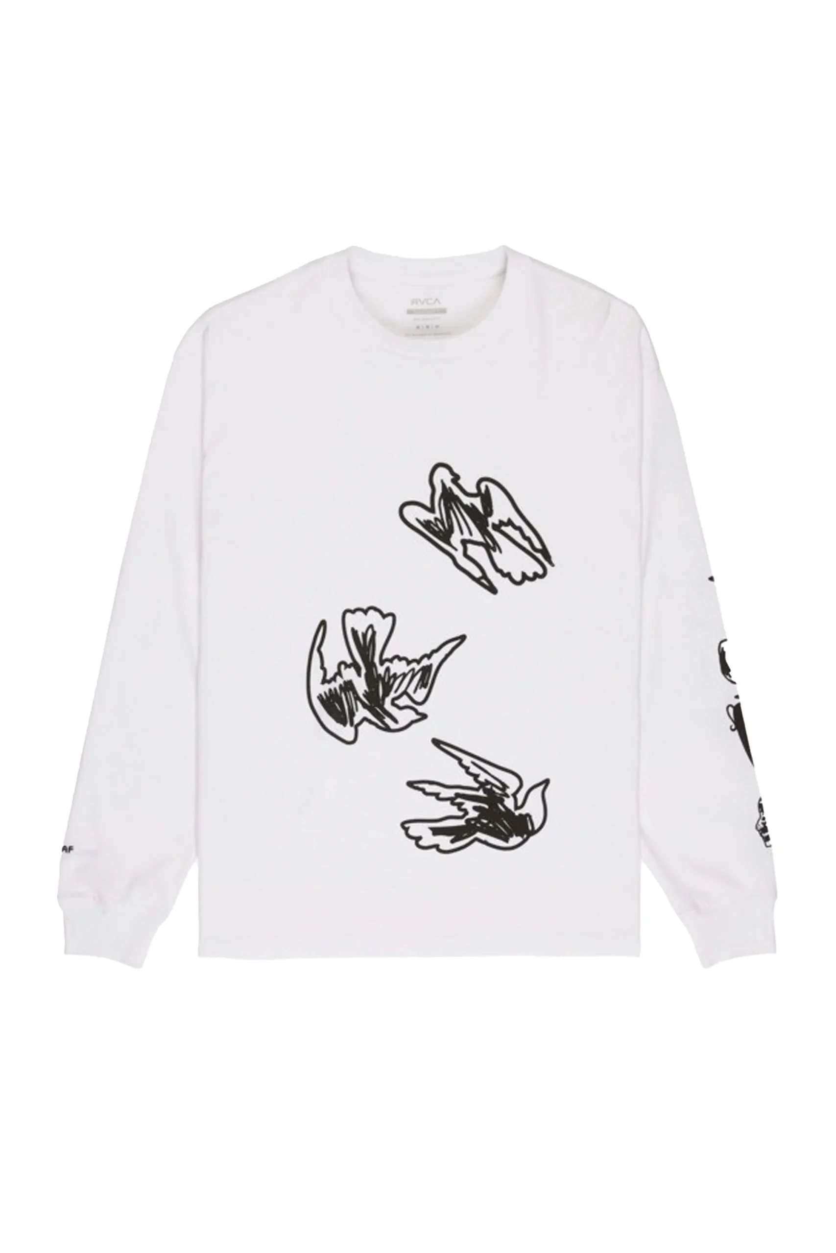 RVCA - AF BIRDS LONG SLEEVE TEE