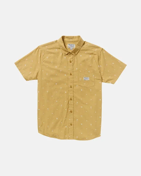 RVCA Mens Woven Exotica Seersucker