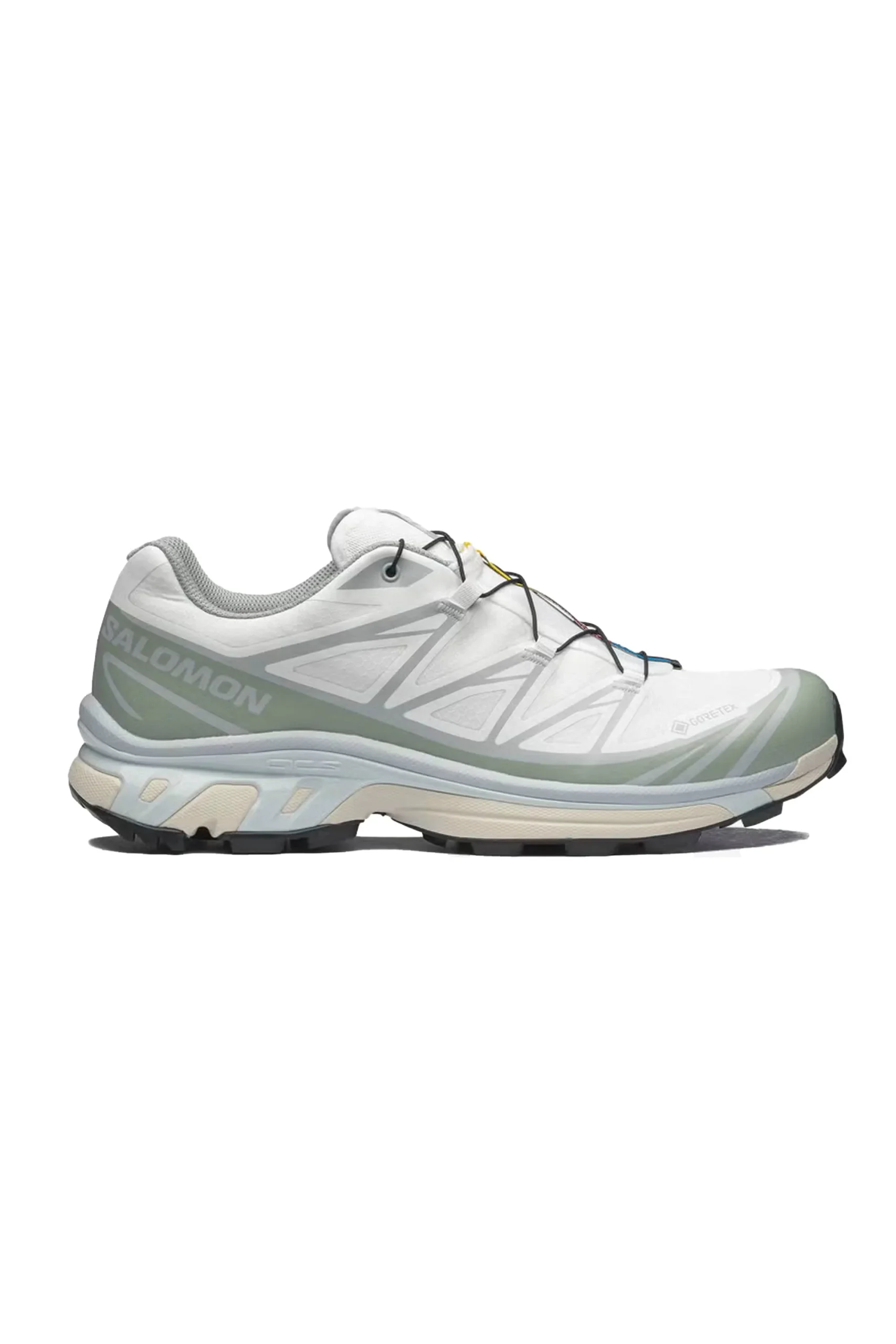 SALOMON - XT-6 GTX - WHITE/GREEN MILIEU - WOMAN