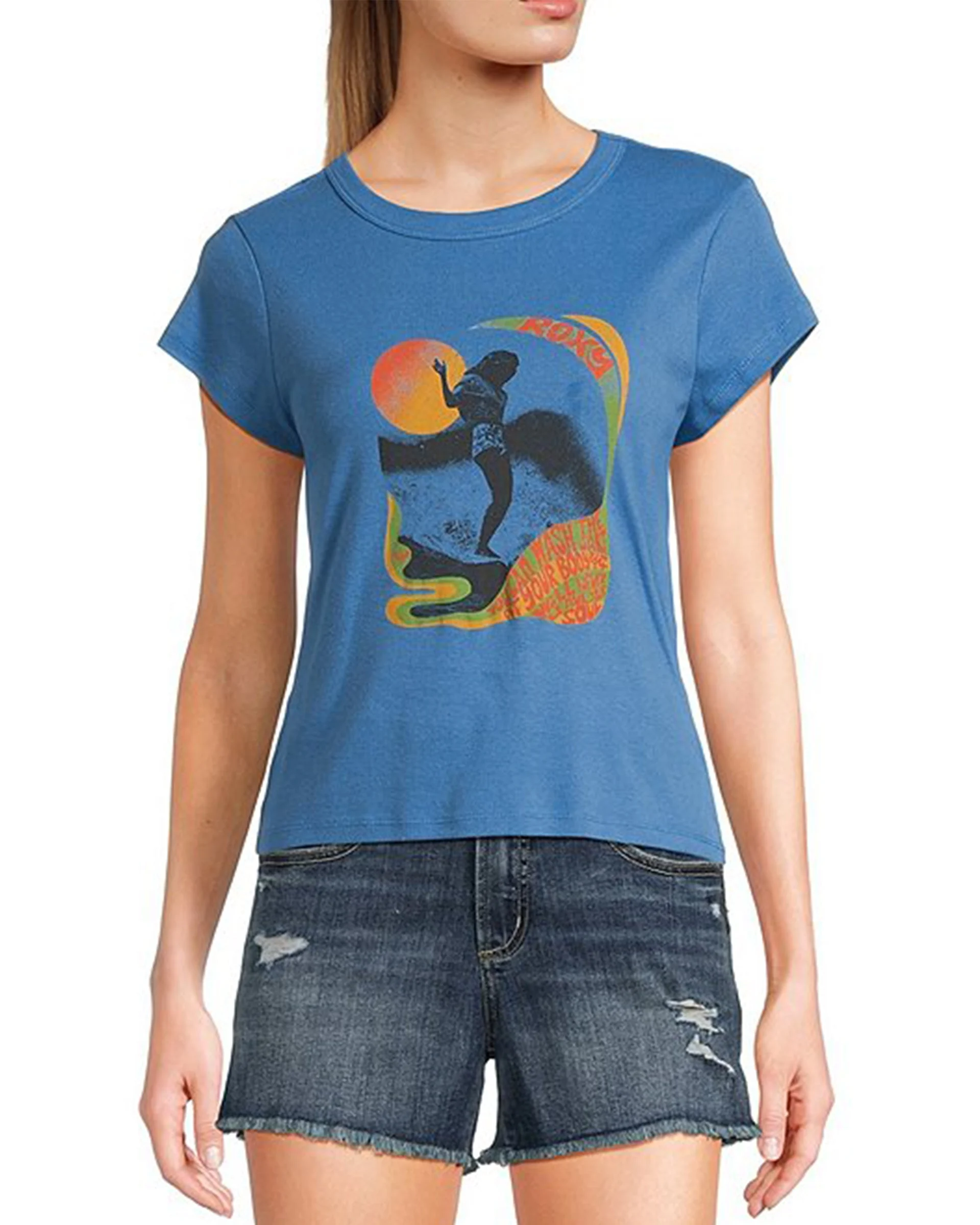 Salt Soul 90's Baby Tee - Star Sapphire