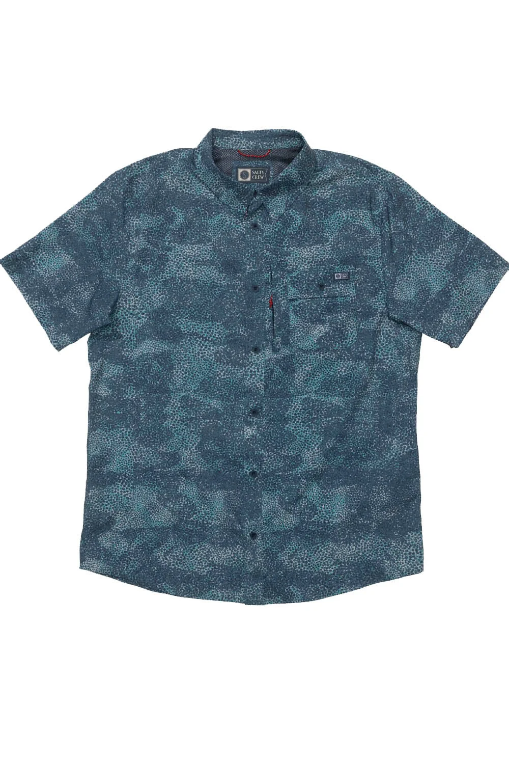 SALTY CREW - FLAGSHIP UV BUTTON UP SHIRT - DARK NAVY