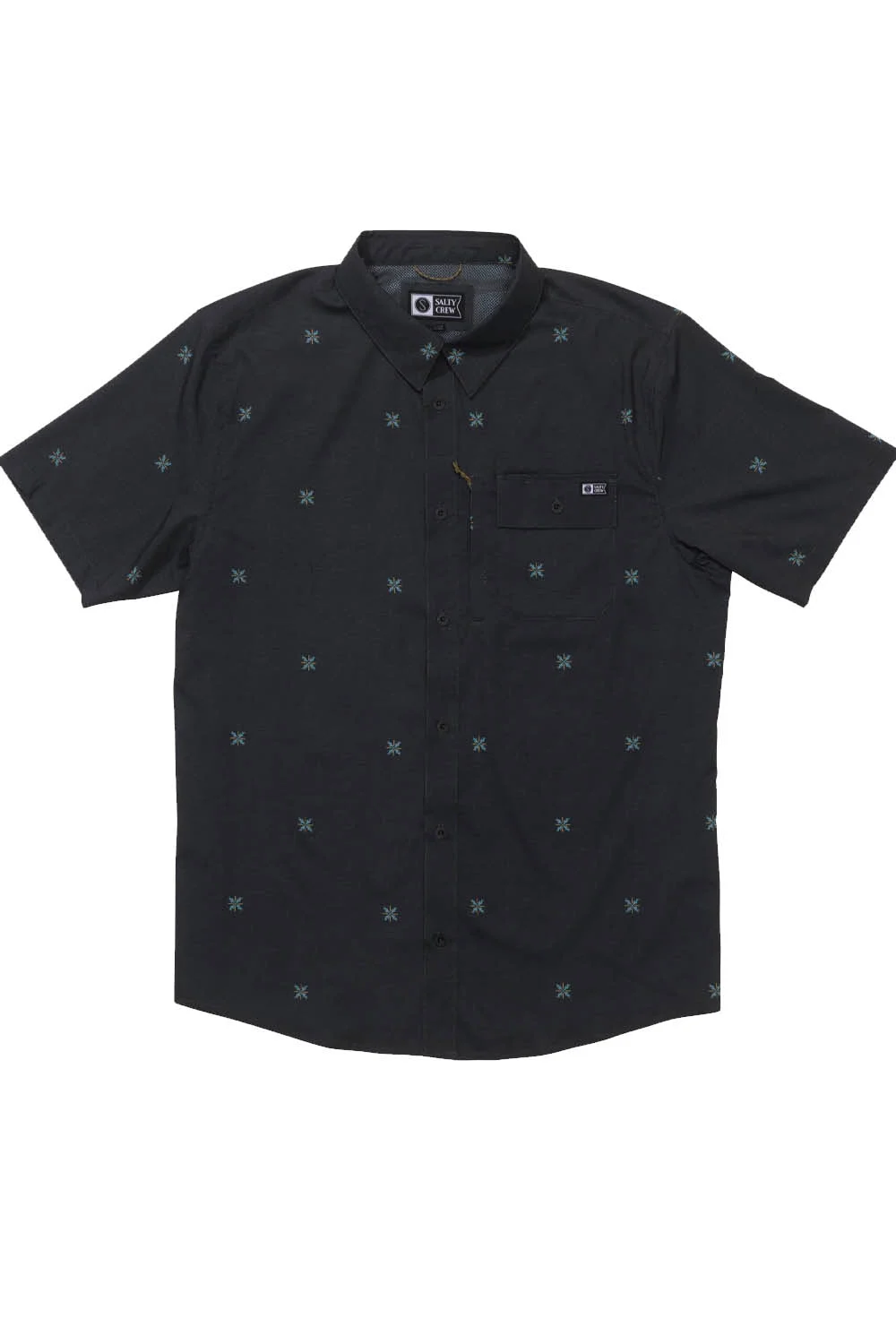SALTY CREW - FLAGSHIP UV BUTTON UP SHIRT - PHANTOM