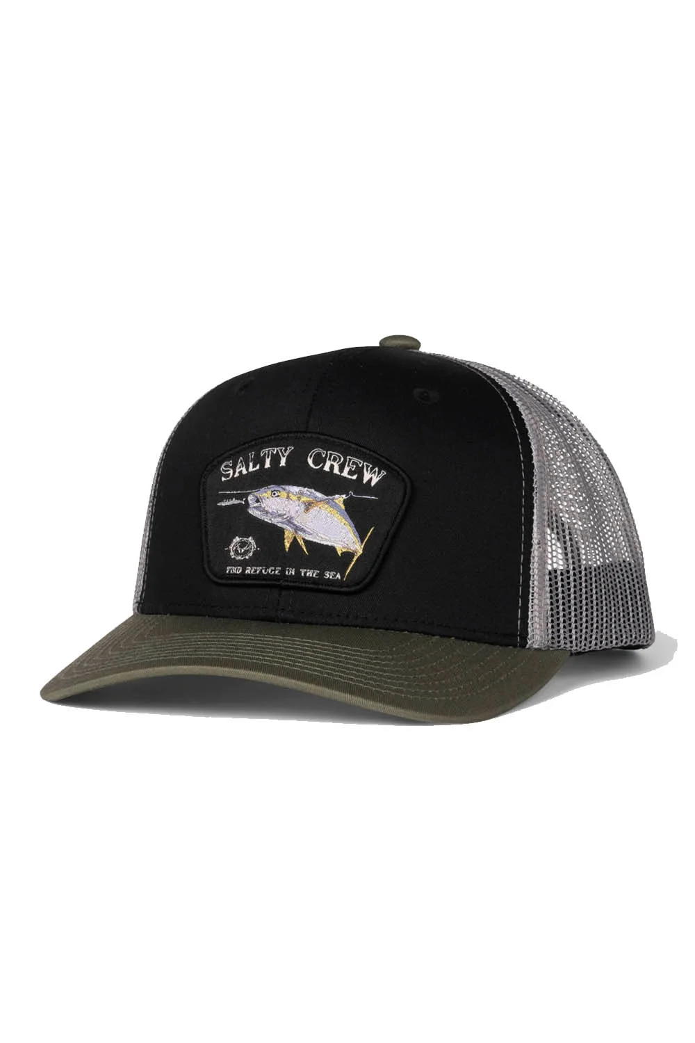 SALTY CREW - SURFACE RETRO TRUCKER - BLACK/OLIVE