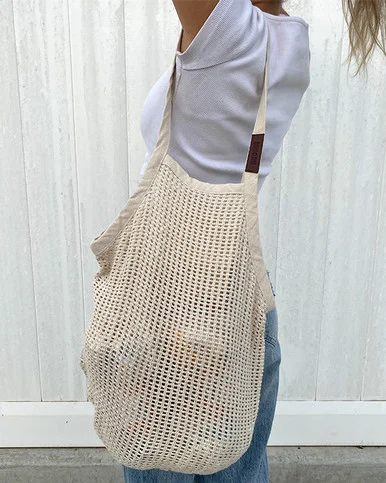 SANDCLOUD NET MARKET BAG (SCS23NBG002NATOS)(NATURAL)