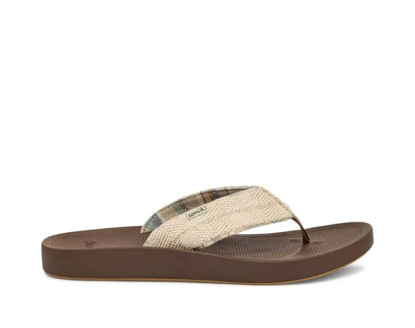 Sanuk Mens Sandals Cosmic Yoga Mat Hemp