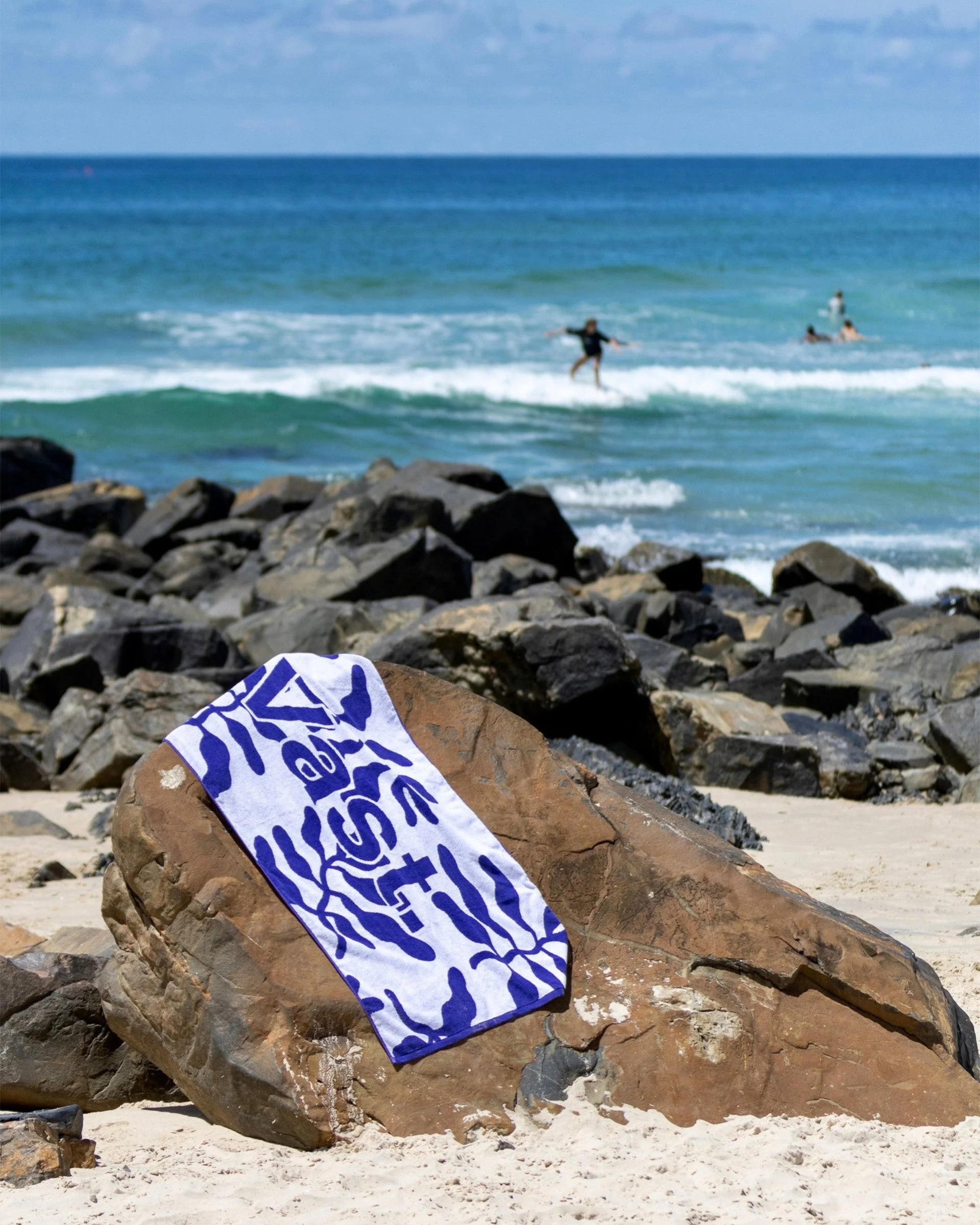 Seaweed Towel - White