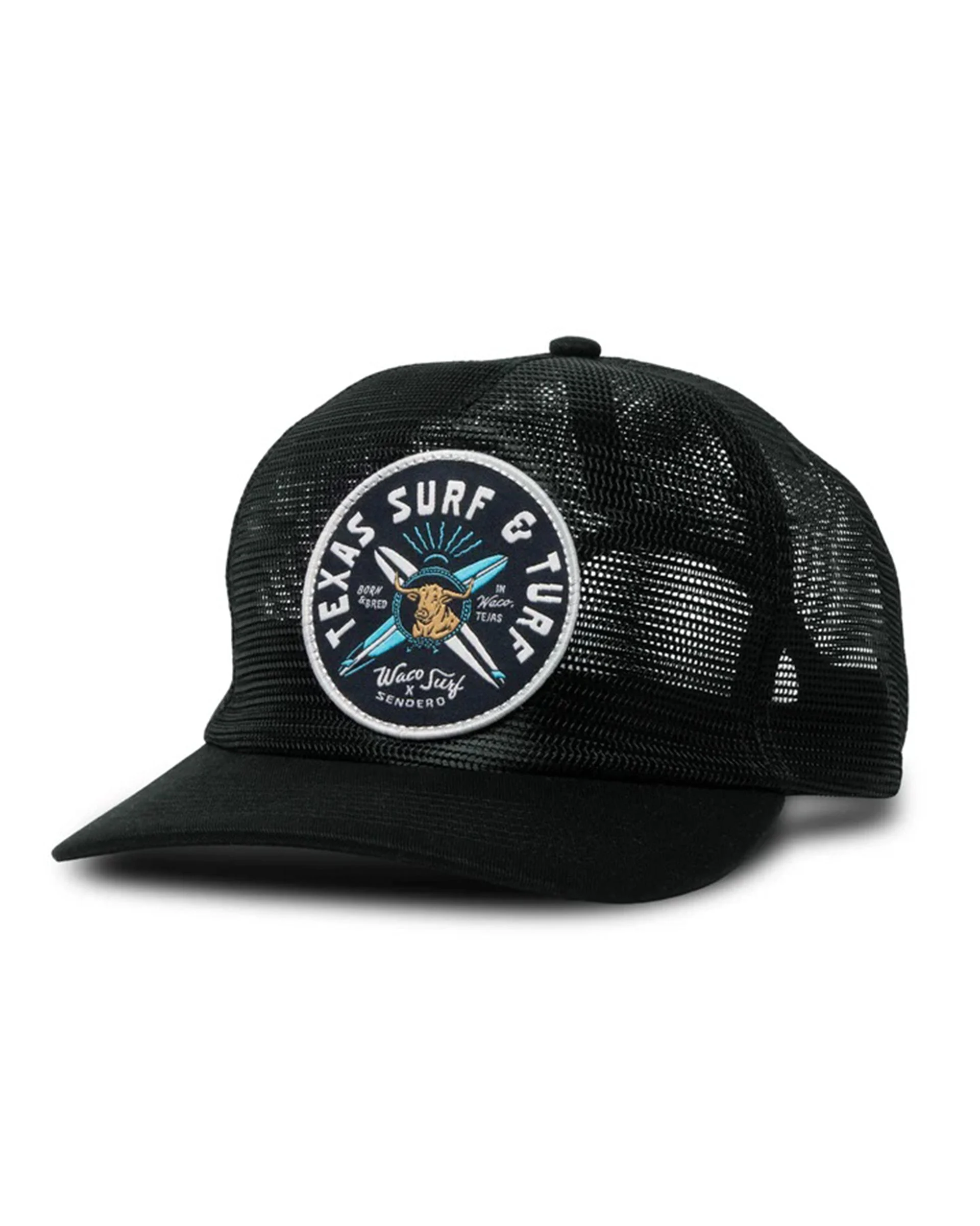 Sendero x Waco Surf Texas Surf And Turf Hat - Black