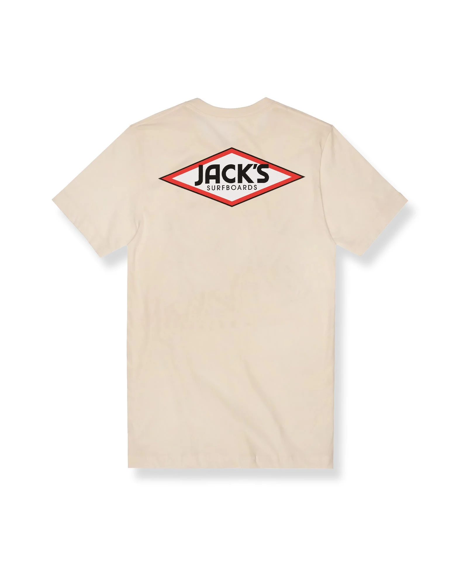 Simple Diamond S/S Tee - Natural