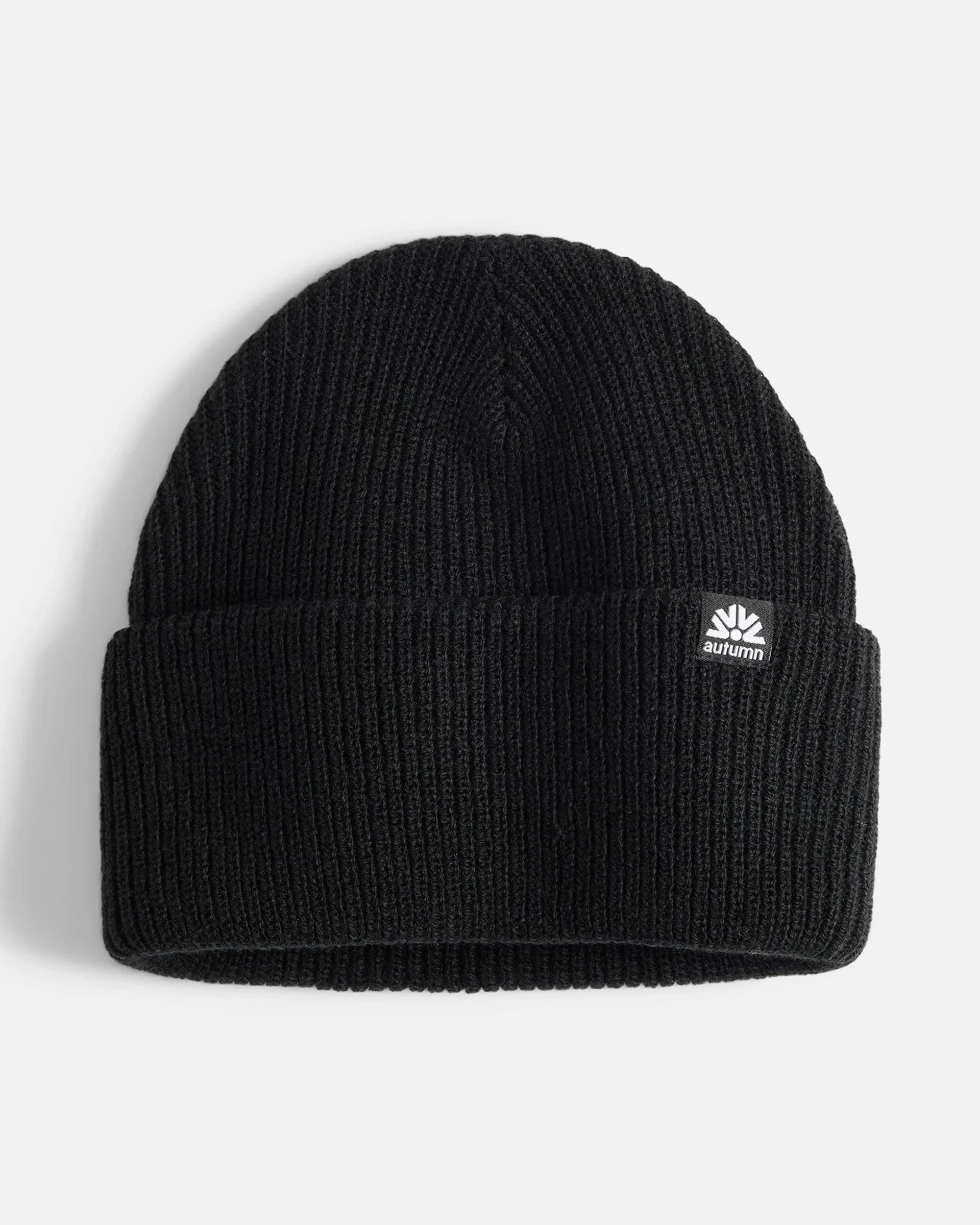 Simple Solid Beanie - Black
