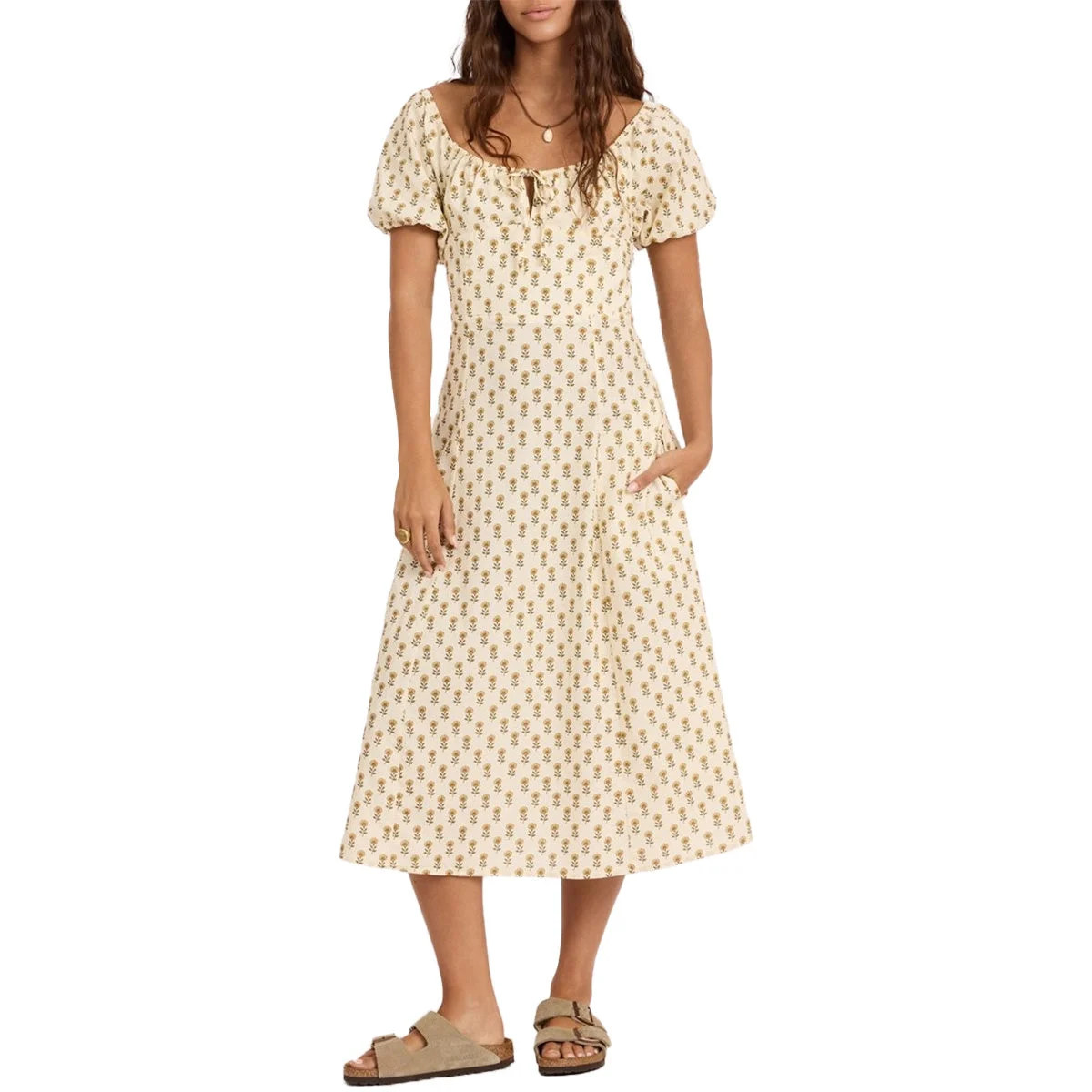 Sisstr Women's Picked With Love Short Sleeve Midi Dress
