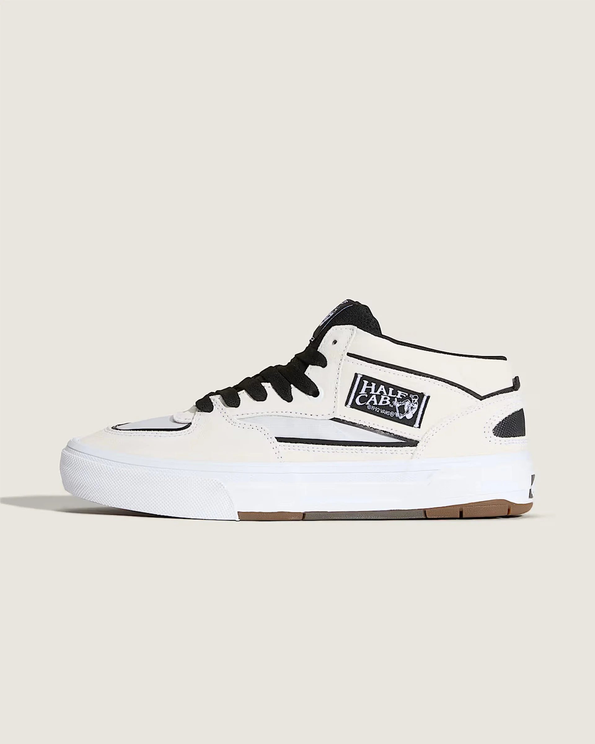 Skate Half Cab Wafflecup Shoe - White/ Black