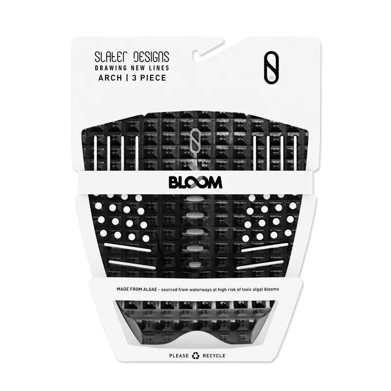 Slater Designs 3 Piece Arch Traction Pad-Black/Grey