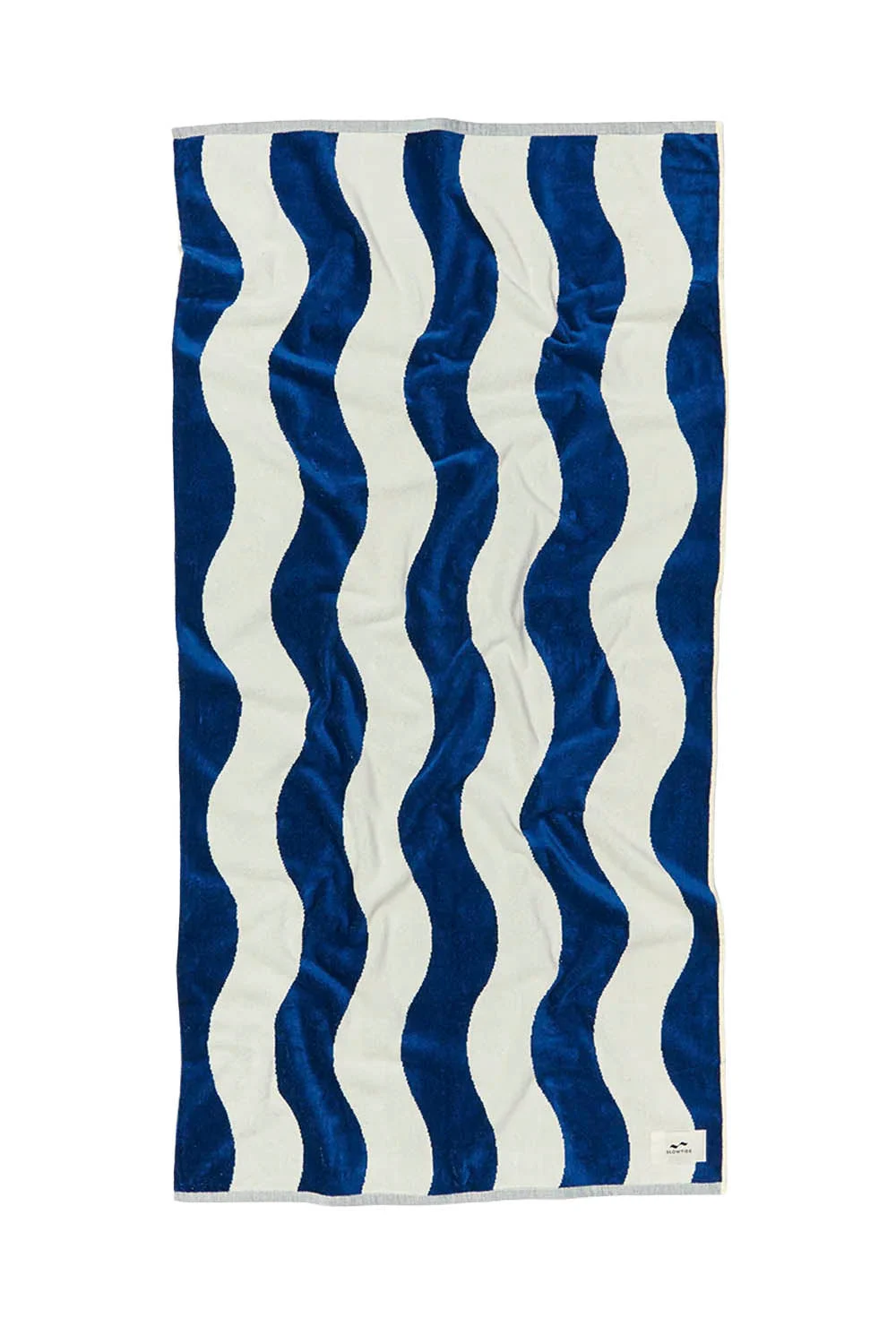 SLOWTIDE - SLOWTIDE STRIPE PREMIUM WOVEN TOWEL - DEEP POOL