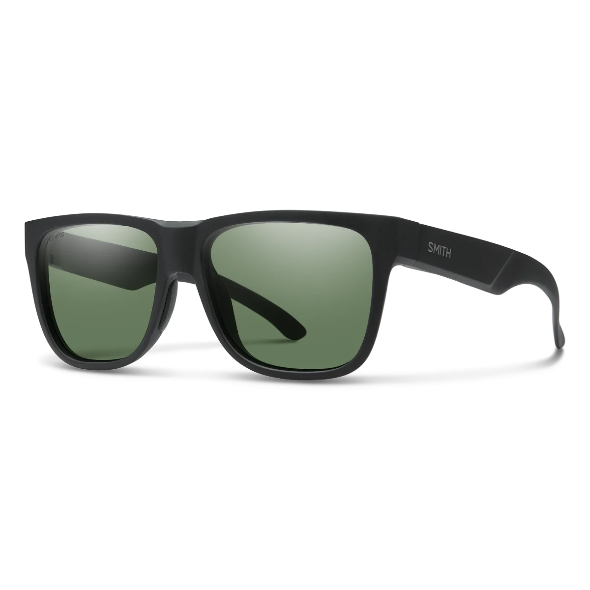Smith Lowdown 2 Polarized Sunglasses - Matte Black/Chromapop Gray Green
