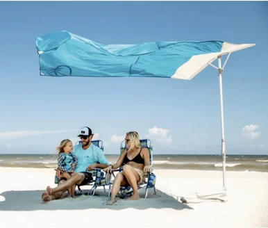 SOLBELLO BEACH SUN SHADE 8' X 8' ()